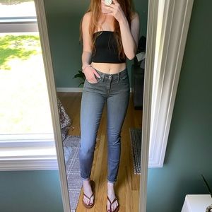 J.Crew 8” Toothpick in Dove Grey